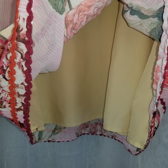 Anthropologie Verb Pallavi Singhee floral sleeveless top - Picture 9 of 16